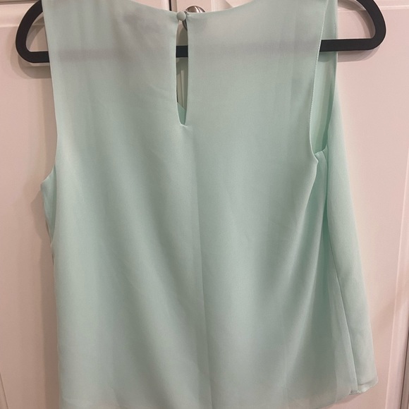 Naked zebra mint green sleeveless blouse, size small - Picture 2 of 5
